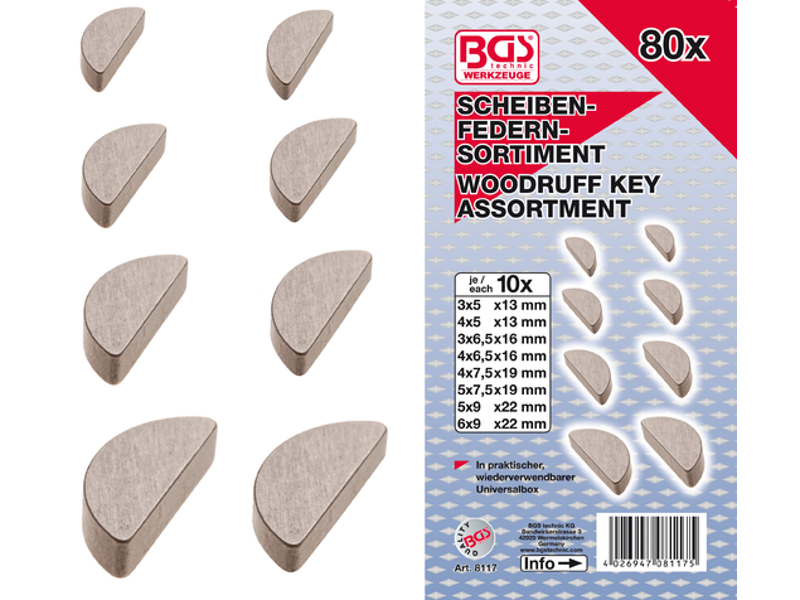 BATO FJEDERKILE SORTIMENT 80 DELE