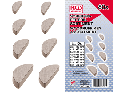 BATO FJEDERKILE SORTIMENT 80 DELE