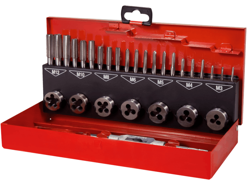 Ruko gevindværktøjssæt 31 dele M3-12 hobby