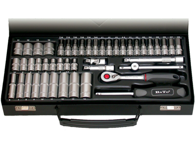 Bato Topnøglesæt 1/4" B-S1312 46 dele