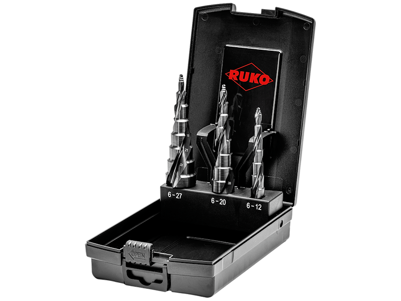 Ruko Trappeborsæt HSS-RUnaTec UltimateCut Multi 6-27mm