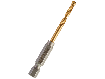 Milwaukee Spiralbor HSS-G TiN 1/4" 6kt skaft 3,5mm pk/2