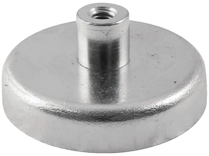 Ferrit pottemagnet ø40 mm med M5