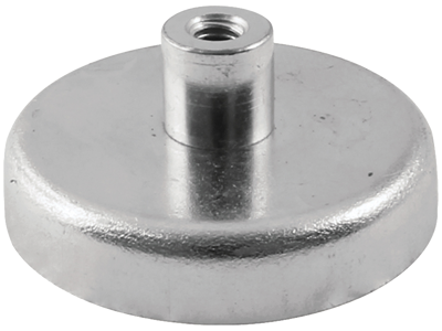 Ferrit pottemagnet ø63 mm med M8
