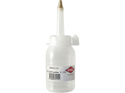 Kabi Olieflaske m/messing spids 0,2 Liter