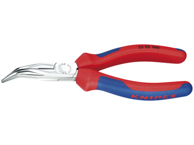 Knipex Fladrundtang m/skær 40° 25 25 160mm