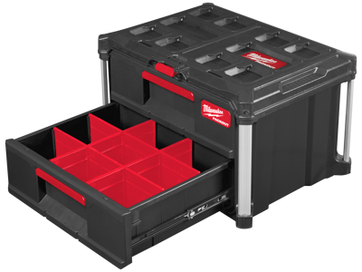 Kuffert m/3 skuffer Packout-system 560×410×360mm