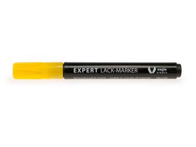 Expert Lack Marker, gul, rund spids, 2-4 mm