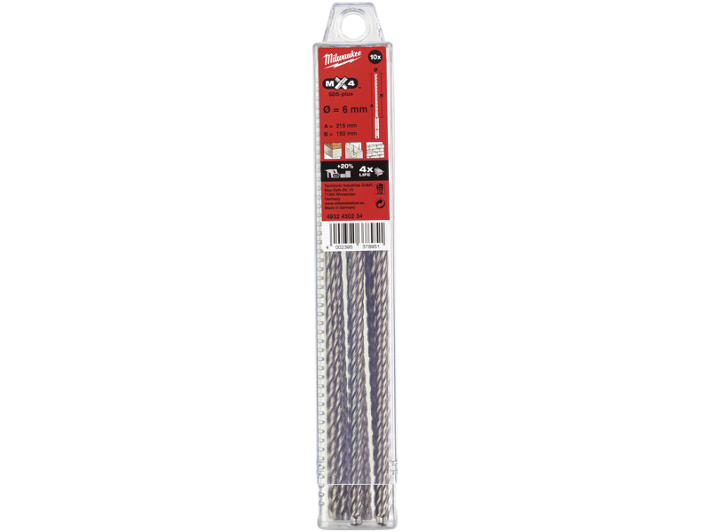 Hammerbor SDS+ MX4 6,0×215mm pk/10
