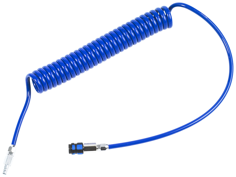 Flowconcept PUR spiralslangesæt blå 6,5/10mm × 7,5/6 meter