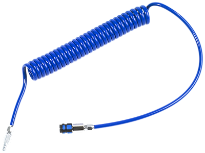 Flowconcept PUR spiralslangesæt blå 6,5/10mm × 7,5/6 meter