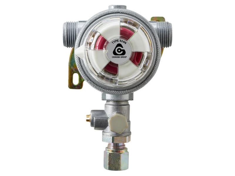 Caravan omskifter m. lavtryksregulator