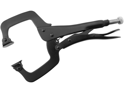 Diesella Svejsetang D7 C-klemme med runde tryksko 275mm