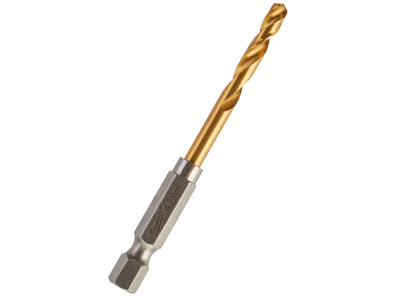 Milwaukee Spiralbor HSS-G TiN 1/4" 6kt skaft 4,2mm